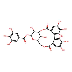 豹苏木涩苷 structure