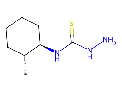 1-amino-3-[(1R,2R)-2-methylcyclohexyl]thiourea structure