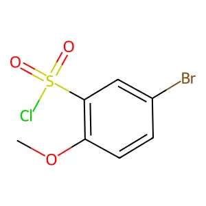 5-Bromo-2-methoxybenzene-1-sulfonyl chloride structure