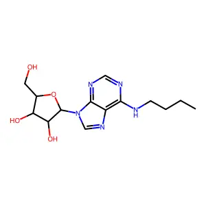 Adenosine,6N-butyl structure