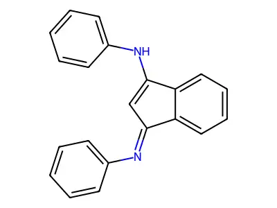 N-phenyl-3-phenyliminoinden-1-amine structure