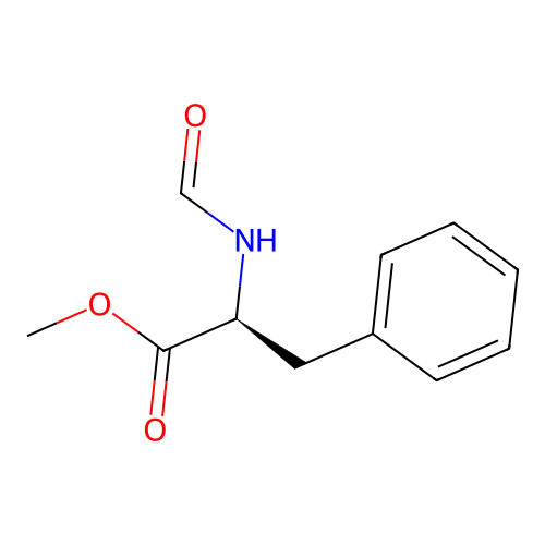 N-formylphenylalanine methyl ester structure