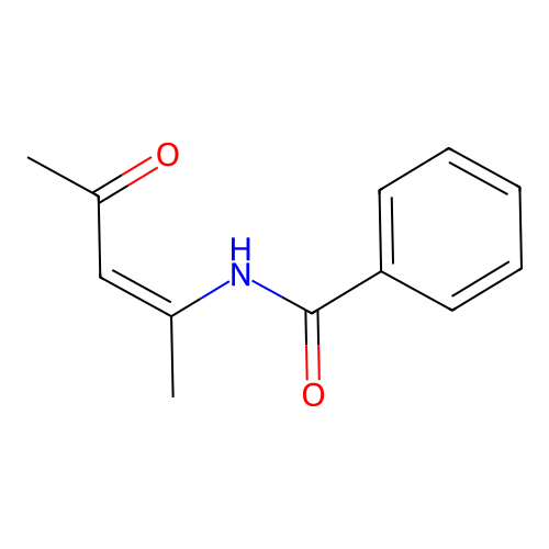 Benzamide, N-(4-oxo-2-penten-2-yl)-, (Z)- structure