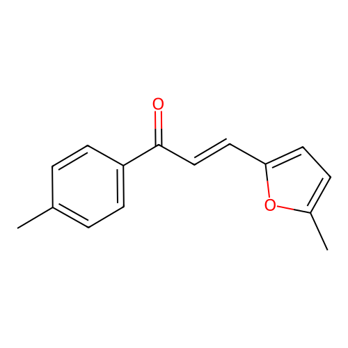 (2E)-3-(5-Methylfuran-2-yl)-1-(4-methylphenyl)prop-2-en-1-one structure