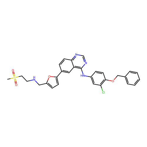Desfluoro Lapatinib structure