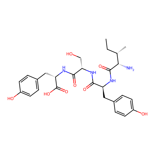 H-Ile-Tyr-Ser-Tyr-OH structure