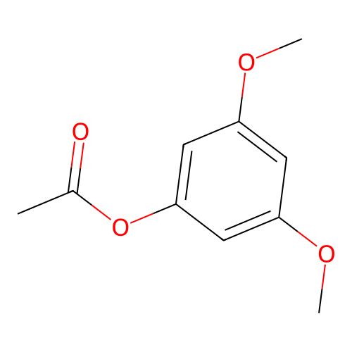 3,5-Dimethoxyphenol acetate structure