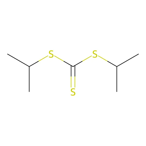 双(异丙基硫基)甲烷硫酮 structure