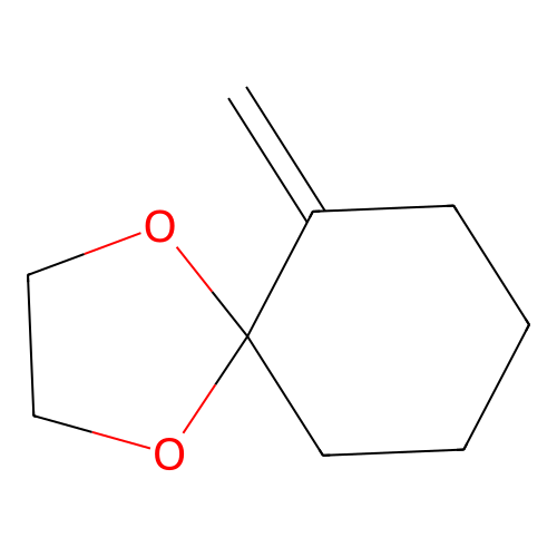 1,4-Dioxaspiro[4.5]decane, 6-methylene- structure