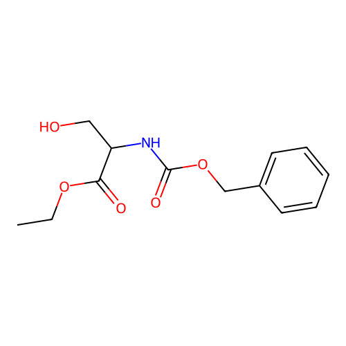 Ethyl 2-{[(benzyloxy)carbonyl]amino}-3-hydroxypropanoate structure