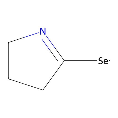 Pyrrolidine-2-selone structure