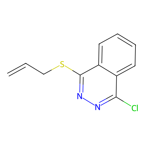 1-Chloro-4-allylthiophthalazine structure