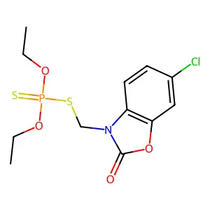 伏杀硫磷 structure