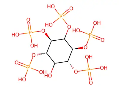 D-肌醇1,2,4,5,6-五磷酸 structure