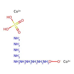 氨基双钴(III)硫酸过氧化物 structure