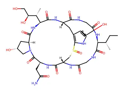 Α-鵝膏蕈鹼 structure