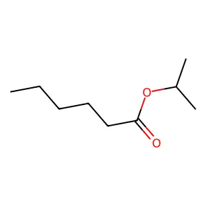 Isopropyl hexanoate structure