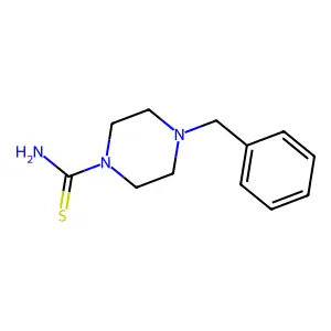 Piperazine, 1-benzyl-4-(thiocarbamoyl)- structure