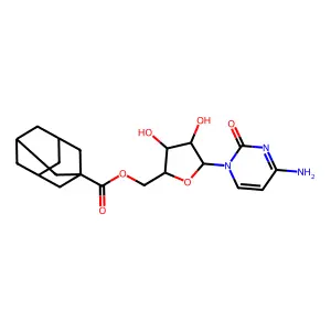 Adamantoylcytarabine structure