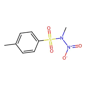 N,4-dimethyl-N-nitrobenzenesulfonamide structure