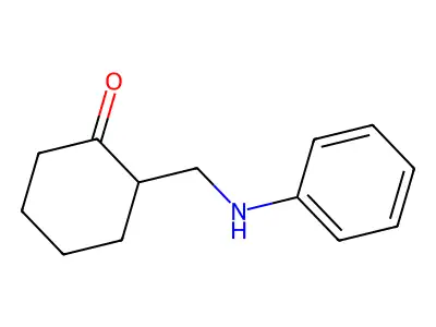 2-[(Phenylamino)methyl]cyclohexan-1-one structure