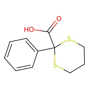 2-Phenyl[1,3]dithiane-2-carboxylic acid structure