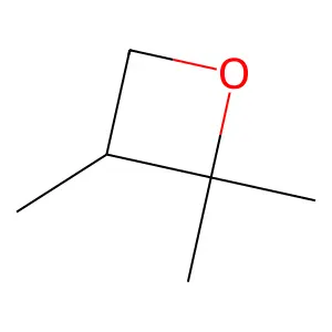 2,2,3-Trimethyloxetane structure