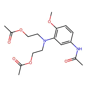 2,2'-((5-Acetamido-2-methoxyphenyl)imino)diethyl diacetate structure