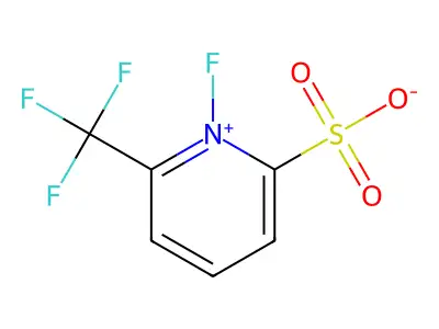 1-Fluoro-6-(trifluoromethyl)pyridin-1-ium-2-sulfonate structure