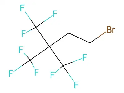 4-Bromo-1,1,1-trifluoro-2,2-bis(trifluoromethyl)butane structure