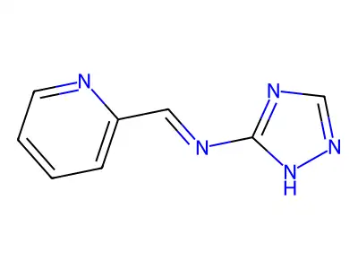 1-pyridin-2-yl-N-(1H-1,2,4-triazol-5-yl)methanimine structure
