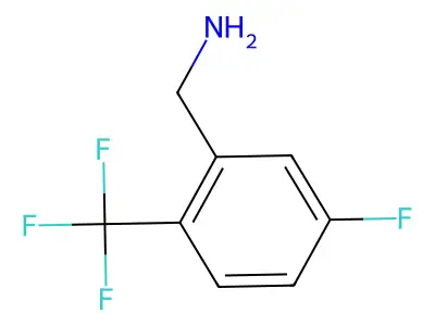 5-Fluoro-2-(trifluoromethyl)benzylamine structure