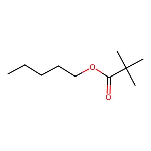 Propanoic acid, 2,2-dimethyl-, pentyl ester structure