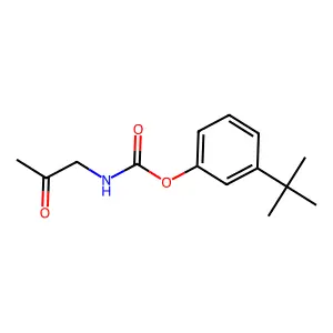 3-tert-Butylphenyl hydrogen (2-oxopropyl)carbonimidate structure