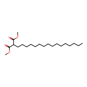 Malonic acid, hexadecyl-, dimethyl ester structure