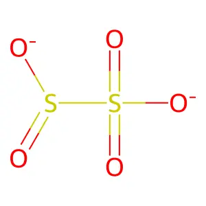 焦亚硫酸盐 structure