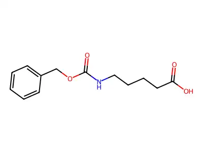 5-(Carbobenzoxyamino)valeric acid structure