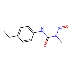 Urea, 3-(p-ethylphenyl)-1-methyl-1-nitroso- structure