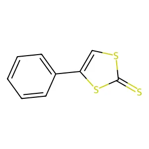 4-苯基-1,3-二硫杂环戊烯-2-硫酮 structure