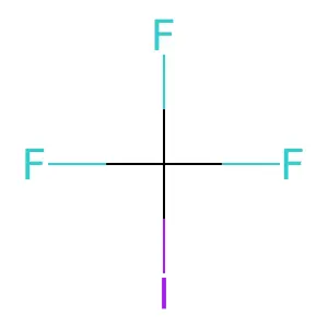三氟碘甲烷 structure