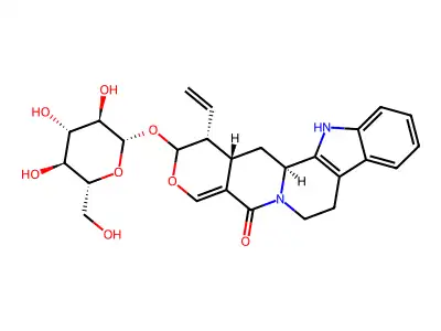 3-epi-Vincosamide; Isovincoside lactam; Strictosidine lactam structure