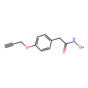 2-[4-(丙-2-炔氧基)苯基]乙异羟肟酸 structure