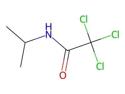 Acetamide, 2,2,2-trichloro-N-(1-methylethyl)- structure