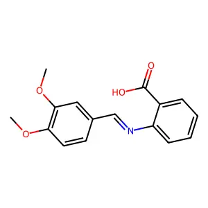 N-Veratrylideneanthranilic acid structure