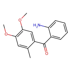 (2-Aminophenyl)(4,5-dimethoxy-2-methylphenyl)methanone structure