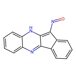 11H-indeno[1,2-b]quinoxalin-11-one oxime structure