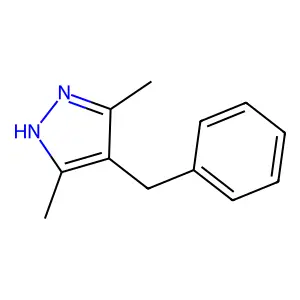 4-Benzyl-3,5-dimethyl-1H-pyrazole structure