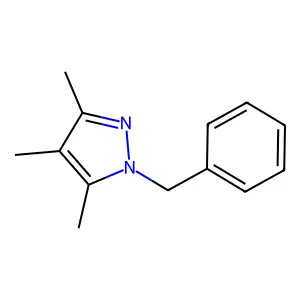 1-Benzyl-3,4,5-trimethyl-1H-pyrazole structure