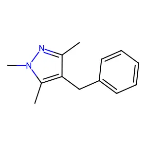 4-Benzyl-1,3,5-trimethyl-1H-pyrazole structure