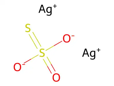 硫代硫酸银 structure